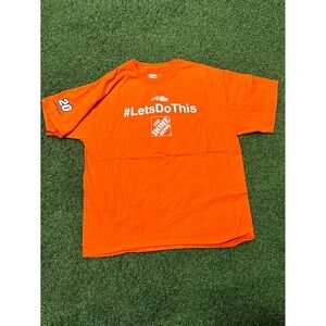 VTG Chase T-Shirt Mens XL Orange‎ Nascar Lets Do This The Home Depot Authentic